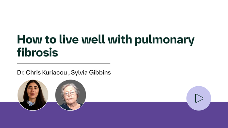 How to live well with pulmonary fibrosis