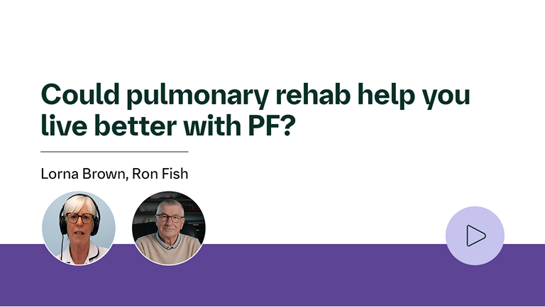 Could pulmonary rehab help you live better with IPF?
