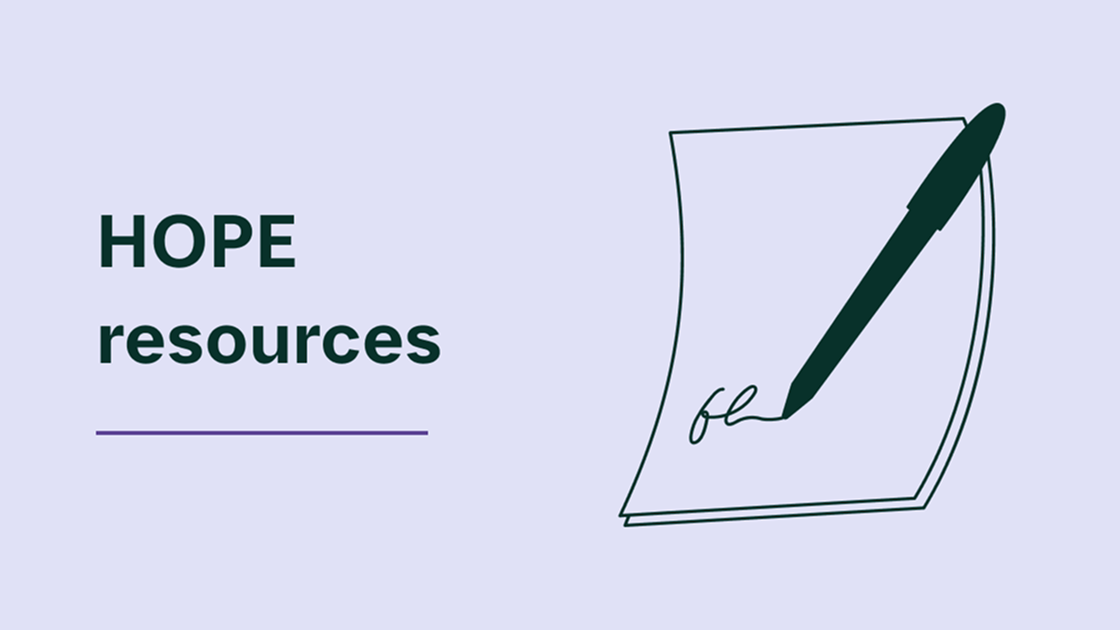 HOPE Resources Card