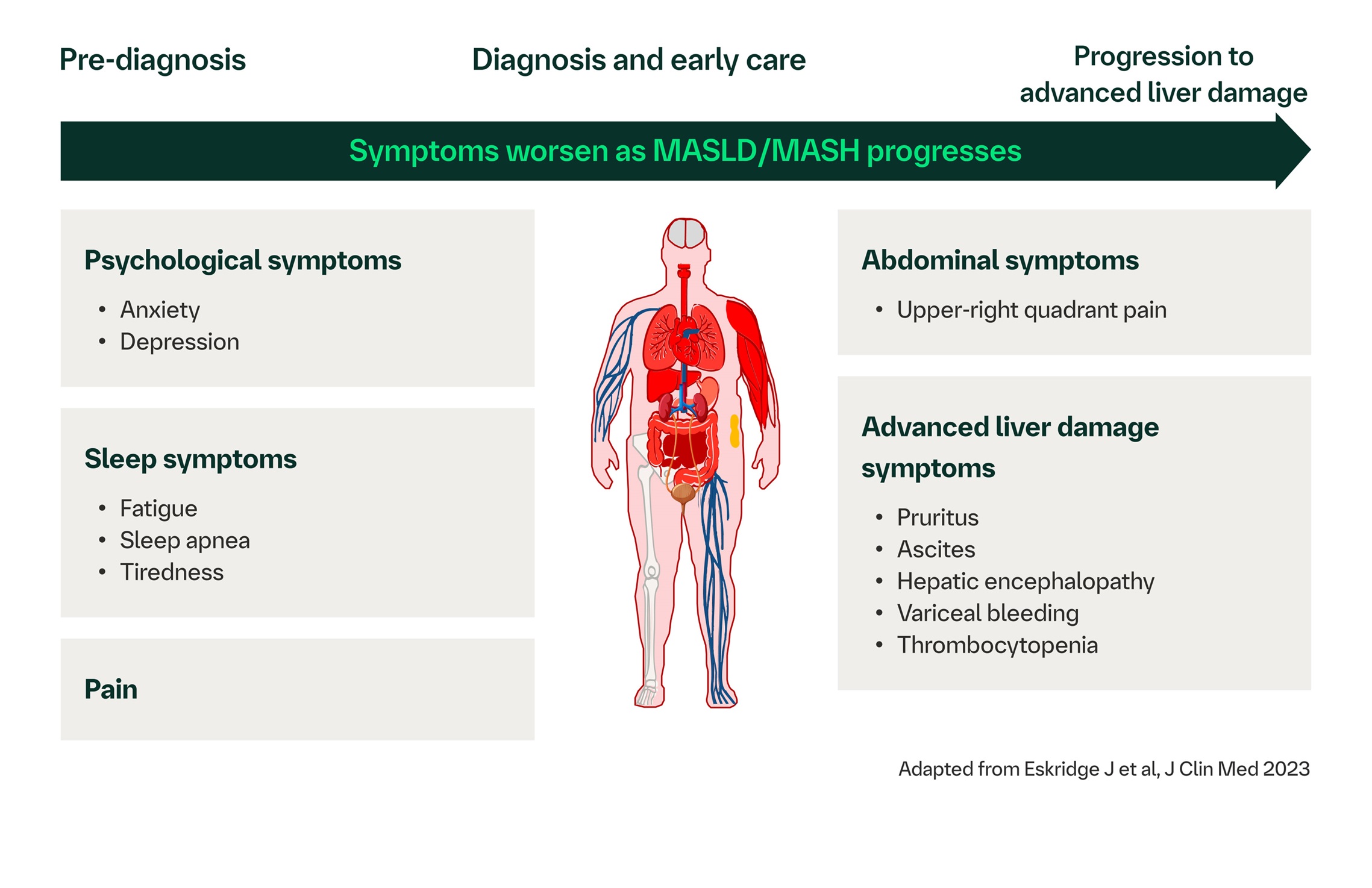 MASH symptoms