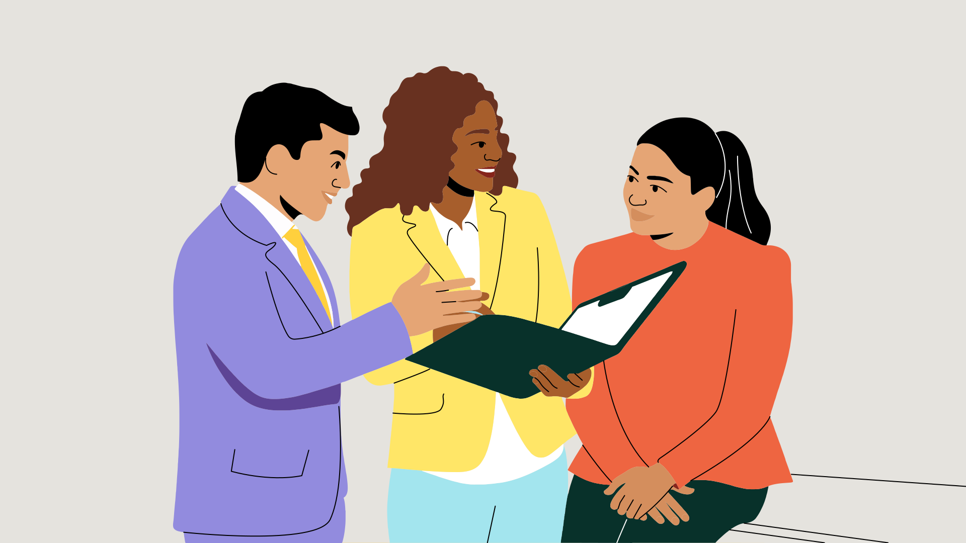 Boehringer Scene colleague getting feedback